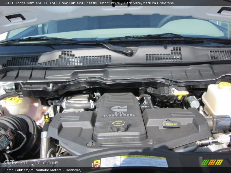  2011 Ram 4500 HD SLT Crew Cab 4x4 Chassis Engine - 6.7 Liter OHV 24-Valve Cummins Turbo-Diesel Inline 6 Cylinder