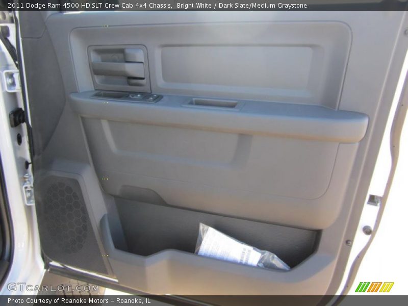 Bright White / Dark Slate/Medium Graystone 2011 Dodge Ram 4500 HD SLT Crew Cab 4x4 Chassis