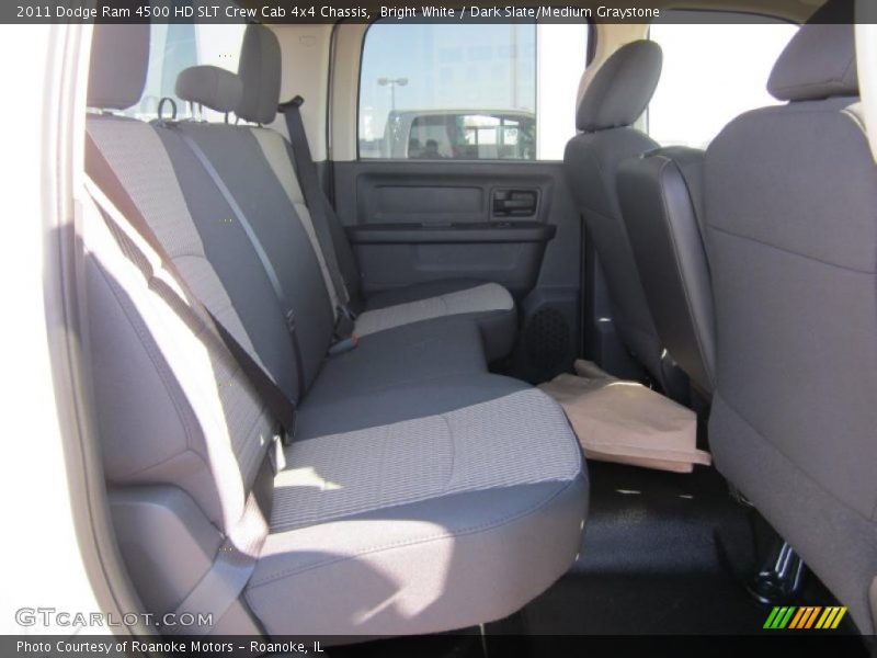 Bright White / Dark Slate/Medium Graystone 2011 Dodge Ram 4500 HD SLT Crew Cab 4x4 Chassis