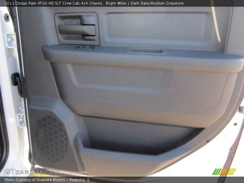 Bright White / Dark Slate/Medium Graystone 2011 Dodge Ram 4500 HD SLT Crew Cab 4x4 Chassis