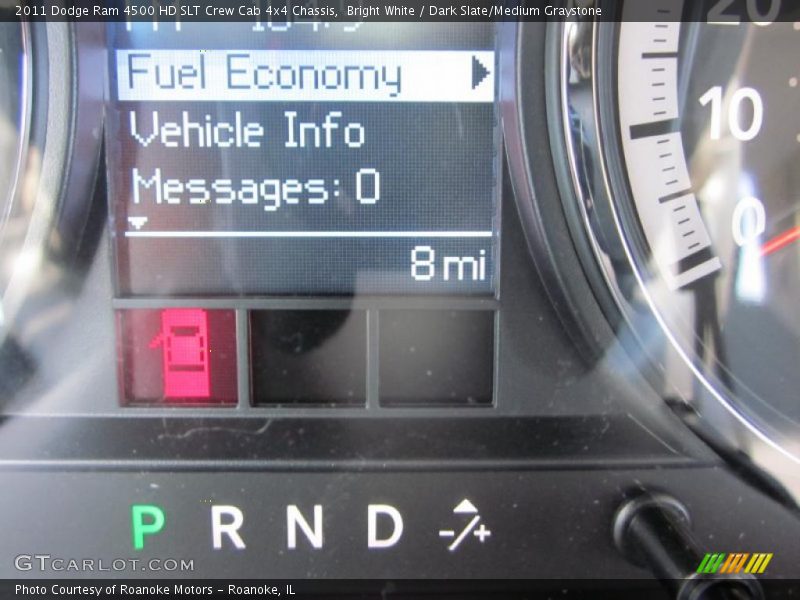 Bright White / Dark Slate/Medium Graystone 2011 Dodge Ram 4500 HD SLT Crew Cab 4x4 Chassis