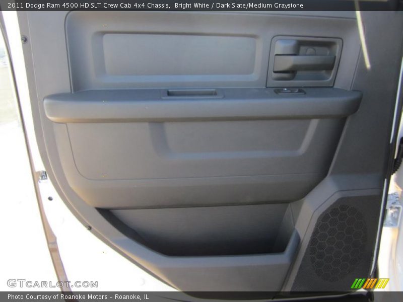 Bright White / Dark Slate/Medium Graystone 2011 Dodge Ram 4500 HD SLT Crew Cab 4x4 Chassis