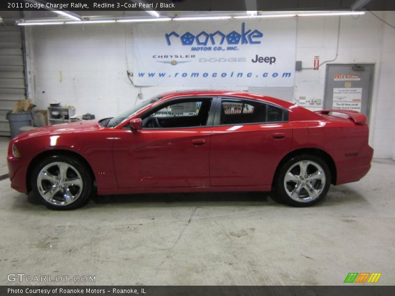 Redline 3-Coat Pearl / Black 2011 Dodge Charger Rallye