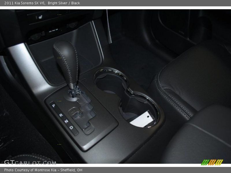 Bright Silver / Black 2011 Kia Sorento SX V6