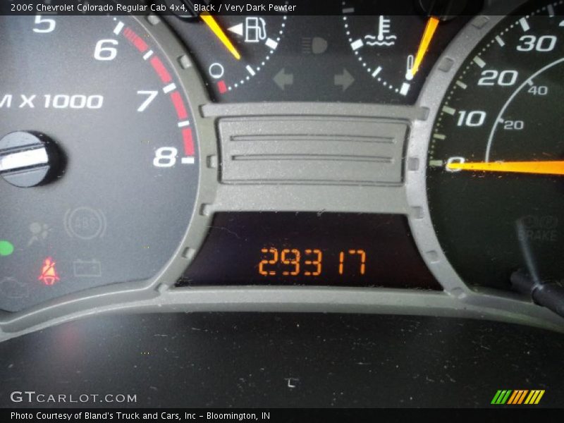 Black / Very Dark Pewter 2006 Chevrolet Colorado Regular Cab 4x4