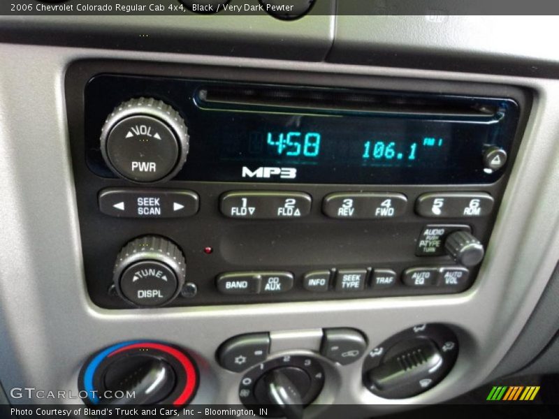 Controls of 2006 Colorado Regular Cab 4x4