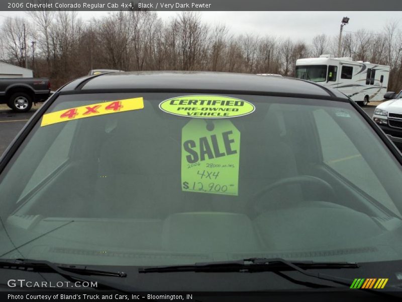 Black / Very Dark Pewter 2006 Chevrolet Colorado Regular Cab 4x4
