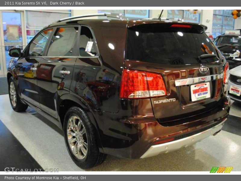Dark Cherry / Black 2011 Kia Sorento SX V6