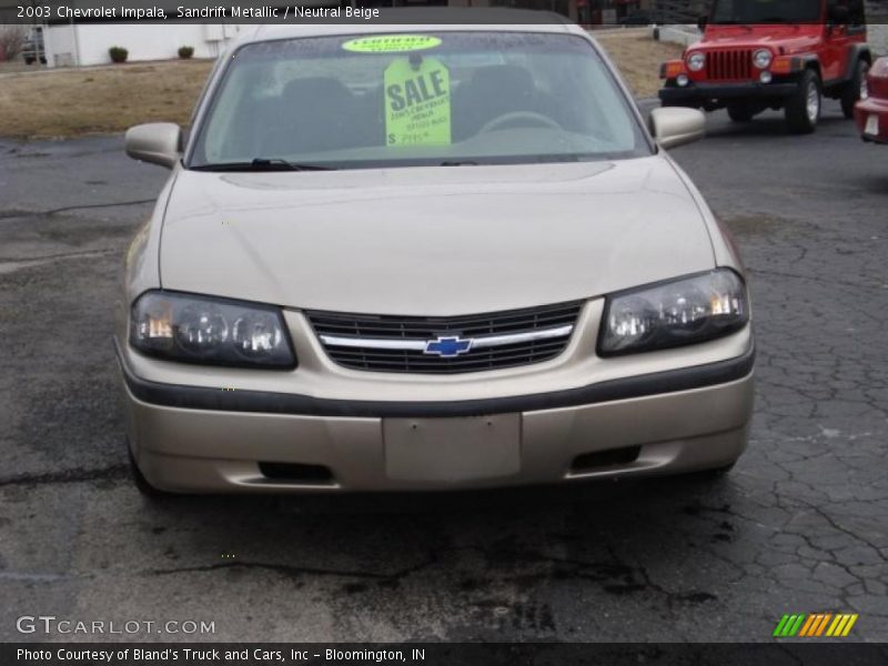 Sandrift Metallic / Neutral Beige 2003 Chevrolet Impala