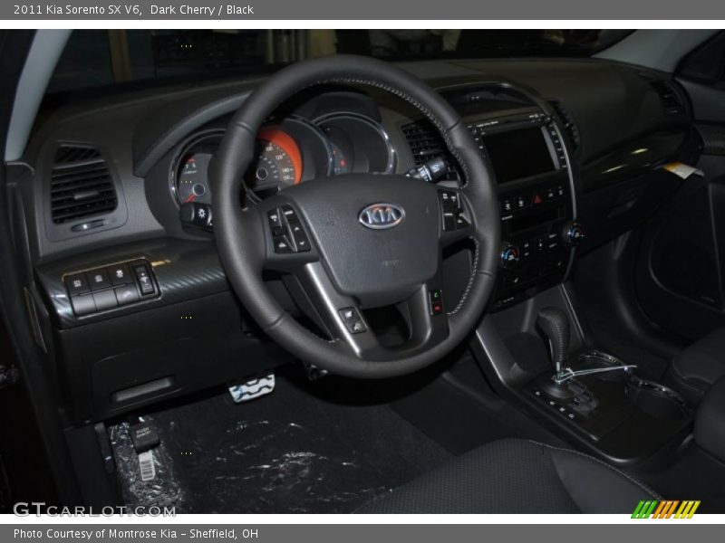 Dark Cherry / Black 2011 Kia Sorento SX V6