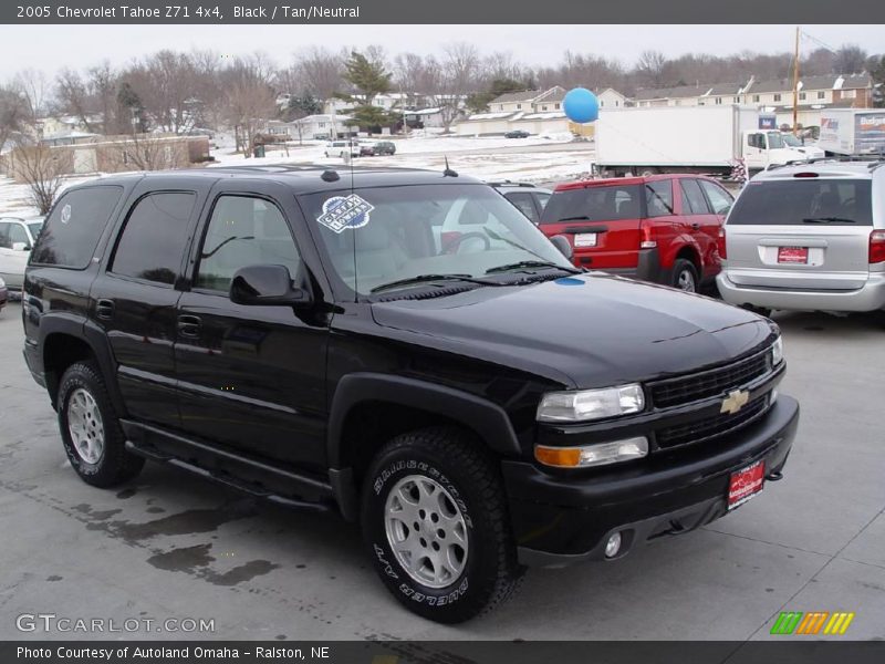Black / Tan/Neutral 2005 Chevrolet Tahoe Z71 4x4