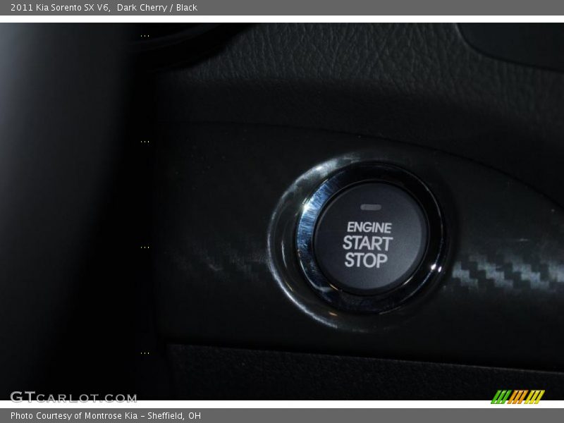 Dark Cherry / Black 2011 Kia Sorento SX V6