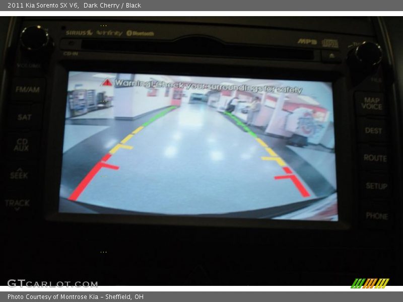 Dark Cherry / Black 2011 Kia Sorento SX V6
