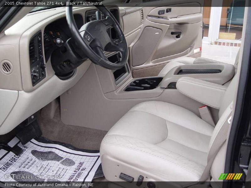 Black / Tan/Neutral 2005 Chevrolet Tahoe Z71 4x4