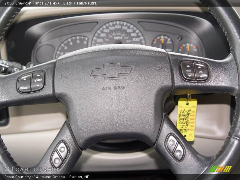 Black / Tan/Neutral 2005 Chevrolet Tahoe Z71 4x4