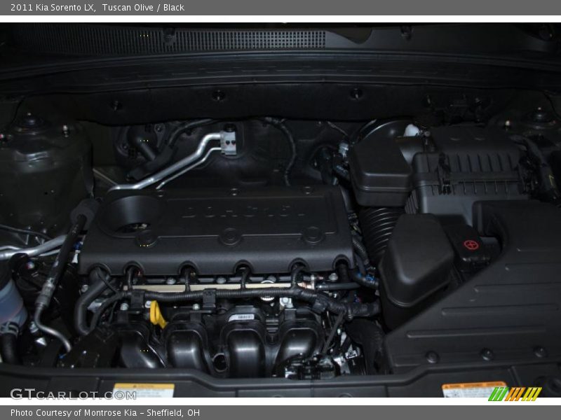 Tuscan Olive / Black 2011 Kia Sorento LX