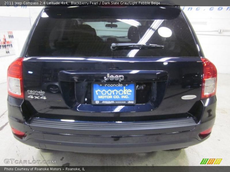 Blackberry Pearl / Dark Slate Gray/Light Pebble Beige 2011 Jeep Compass 2.4 Latitude 4x4