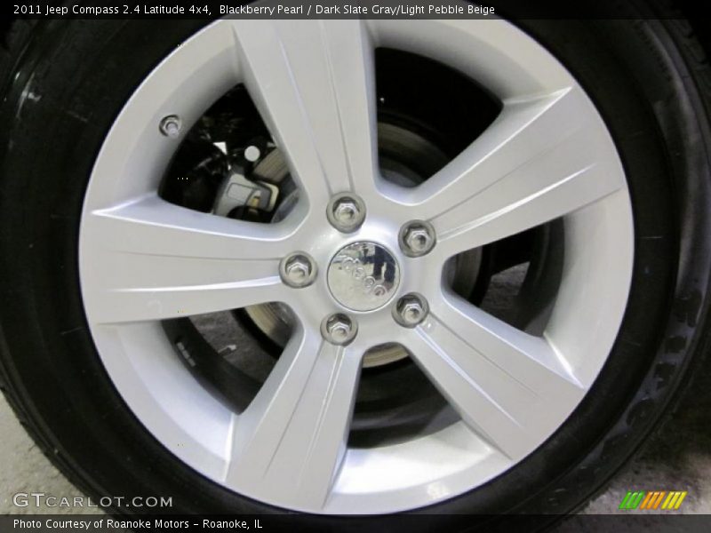 Blackberry Pearl / Dark Slate Gray/Light Pebble Beige 2011 Jeep Compass 2.4 Latitude 4x4