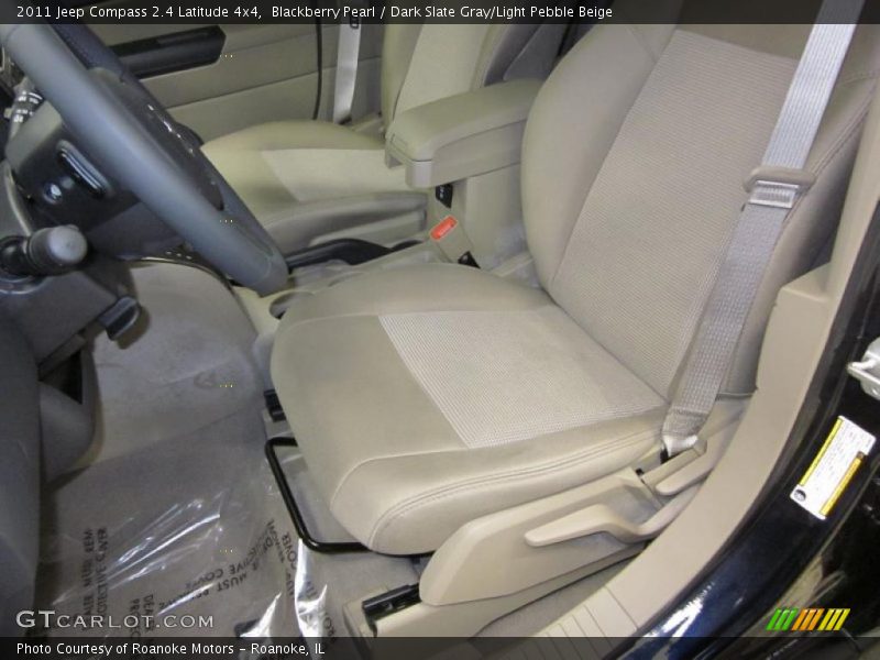 Blackberry Pearl / Dark Slate Gray/Light Pebble Beige 2011 Jeep Compass 2.4 Latitude 4x4