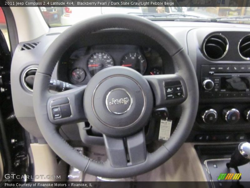 Blackberry Pearl / Dark Slate Gray/Light Pebble Beige 2011 Jeep Compass 2.4 Latitude 4x4