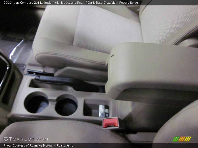 Blackberry Pearl / Dark Slate Gray/Light Pebble Beige 2011 Jeep Compass 2.4 Latitude 4x4
