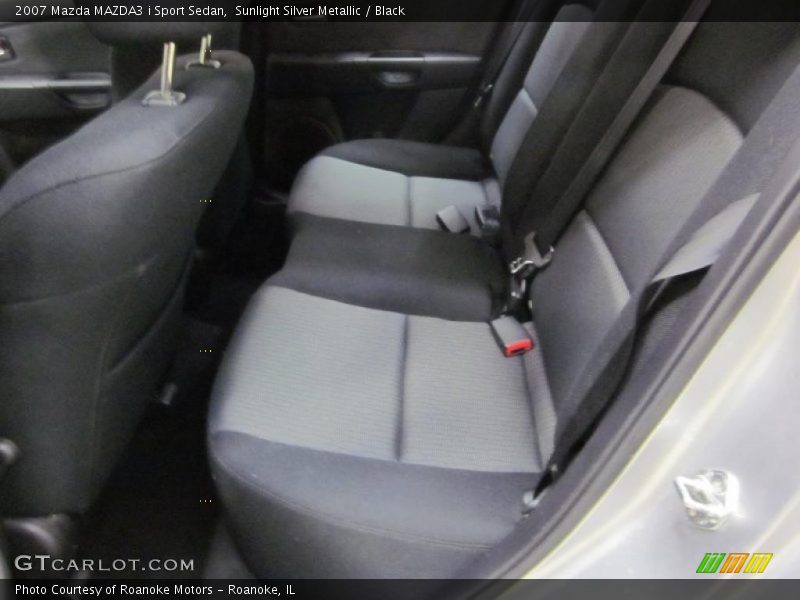 Sunlight Silver Metallic / Black 2007 Mazda MAZDA3 i Sport Sedan