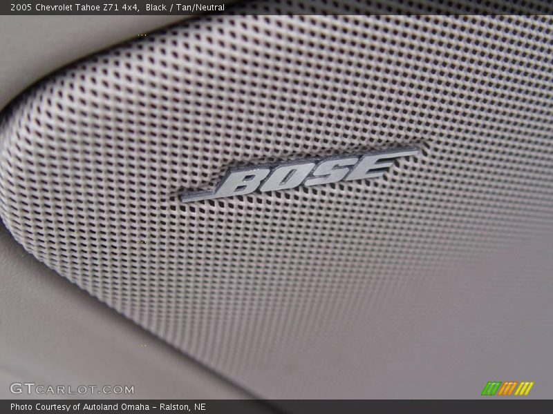 Black / Tan/Neutral 2005 Chevrolet Tahoe Z71 4x4