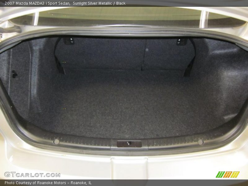 Sunlight Silver Metallic / Black 2007 Mazda MAZDA3 i Sport Sedan