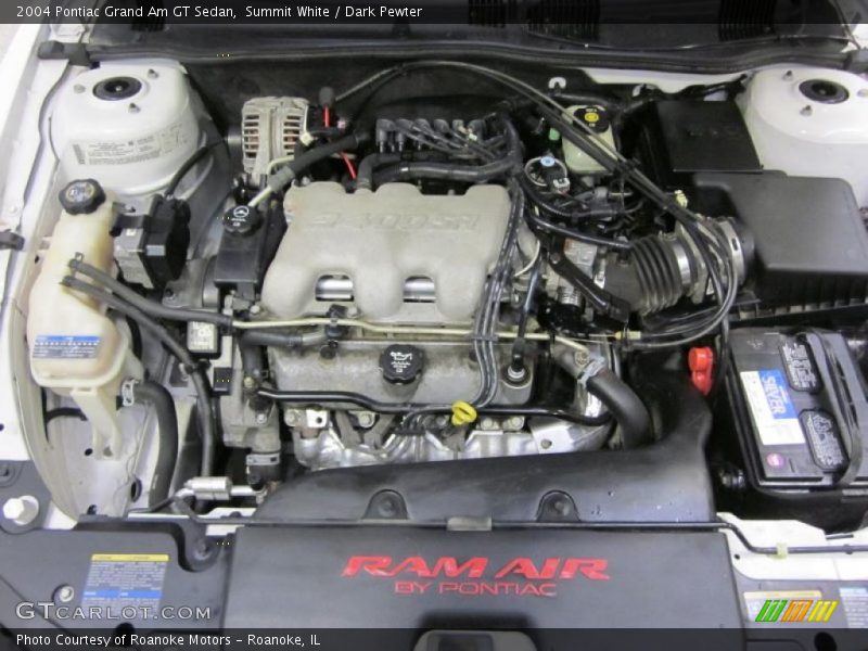 Summit White / Dark Pewter 2004 Pontiac Grand Am GT Sedan