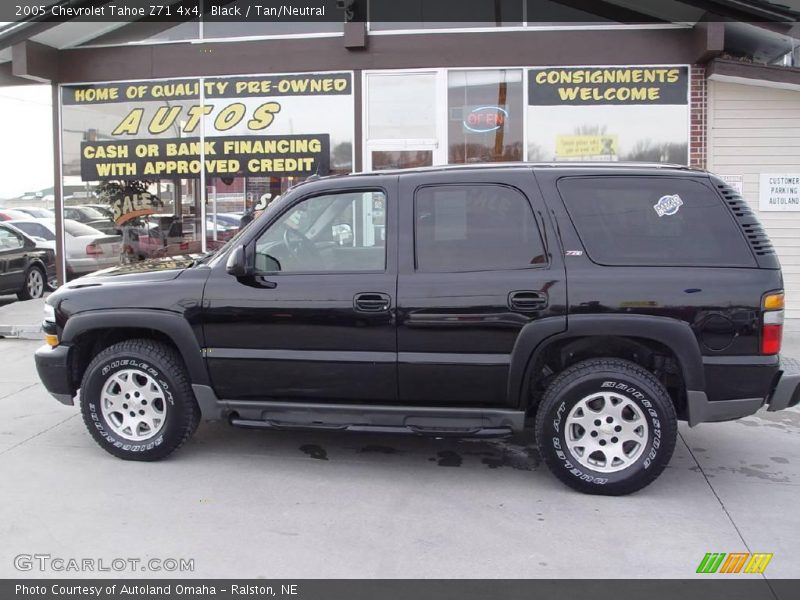 Black / Tan/Neutral 2005 Chevrolet Tahoe Z71 4x4