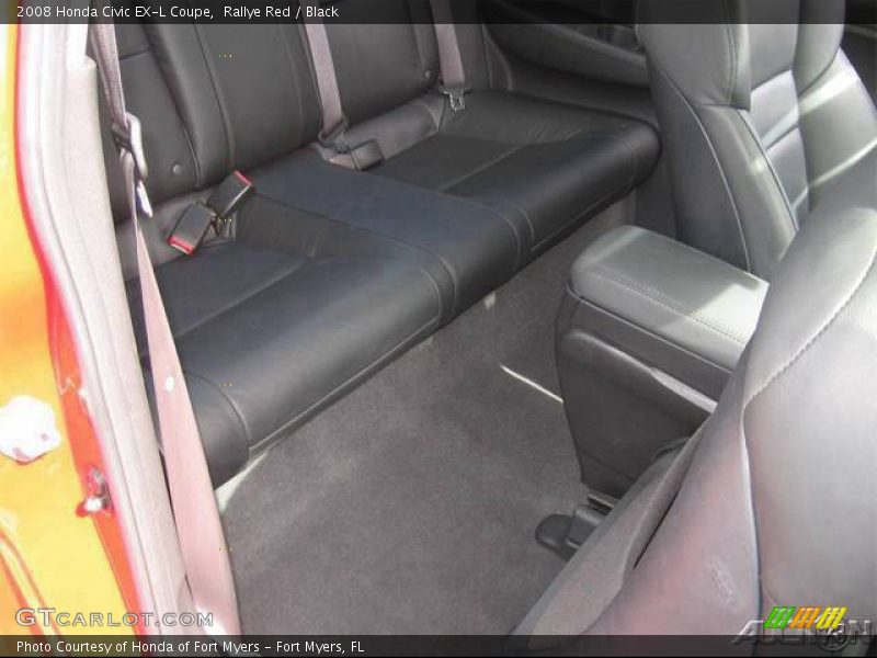 Rallye Red / Black 2008 Honda Civic EX-L Coupe