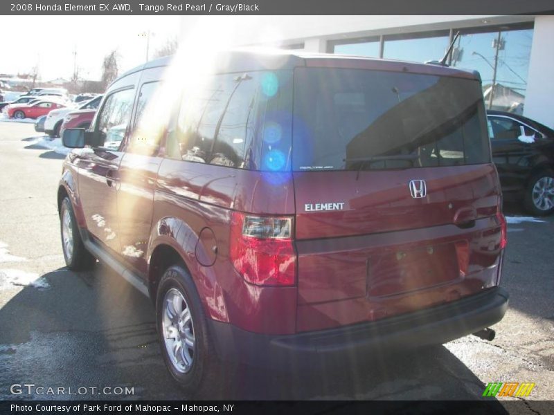 Tango Red Pearl / Gray/Black 2008 Honda Element EX AWD