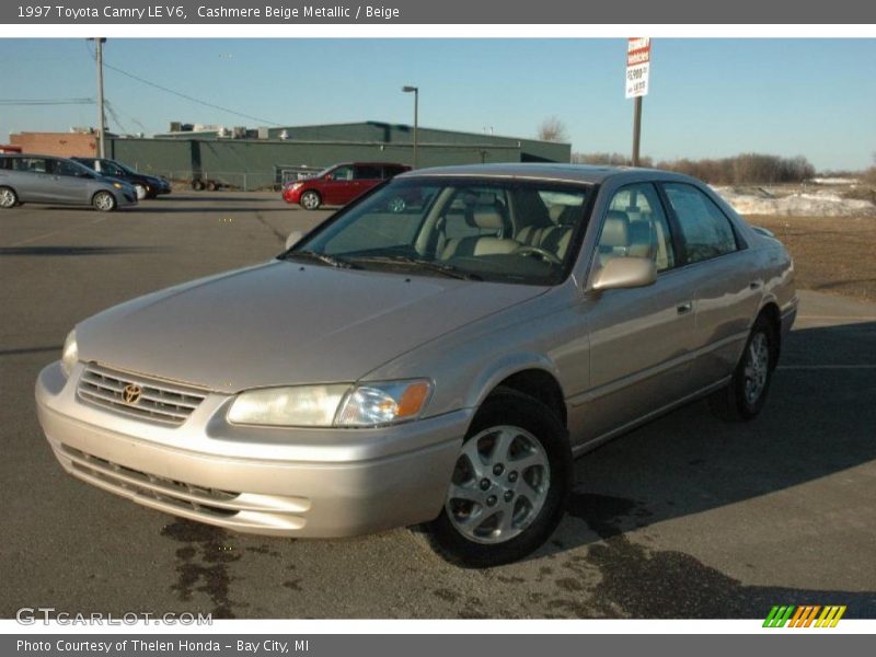 Cashmere Beige Metallic / Beige 1997 Toyota Camry LE V6