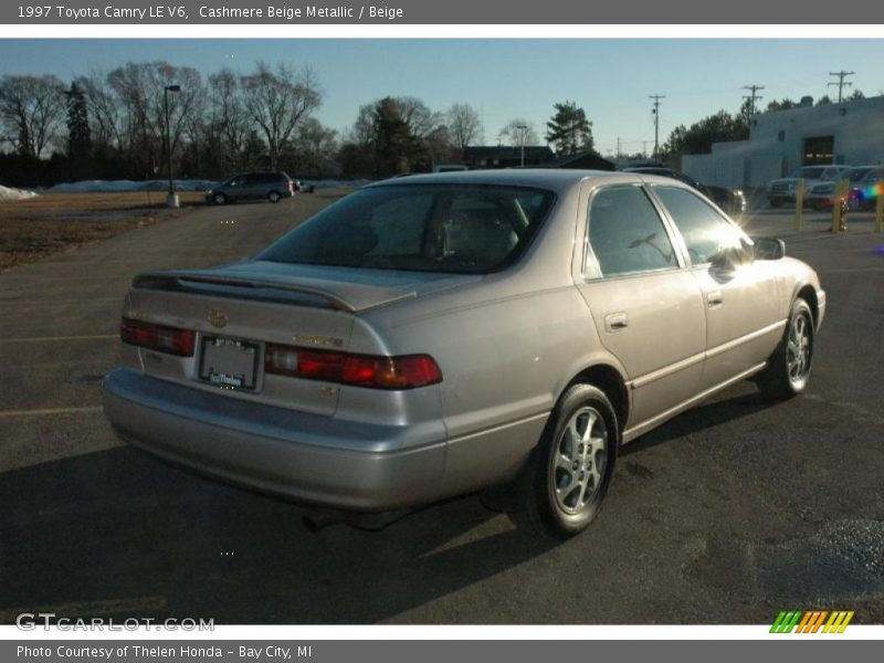 Cashmere Beige Metallic / Beige 1997 Toyota Camry LE V6