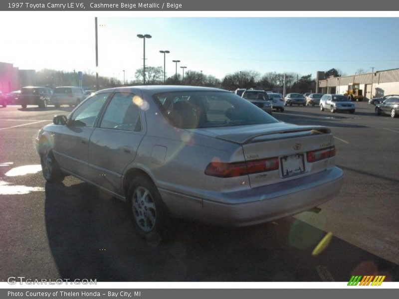 Cashmere Beige Metallic / Beige 1997 Toyota Camry LE V6