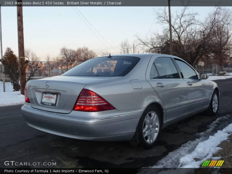 Brilliant Silver Metallic / Charcoal 2003 Mercedes-Benz S 430 Sedan