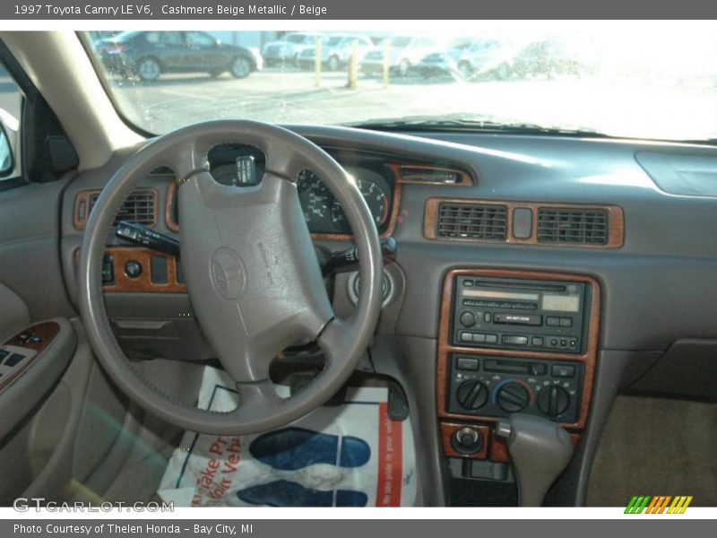 Cashmere Beige Metallic / Beige 1997 Toyota Camry LE V6