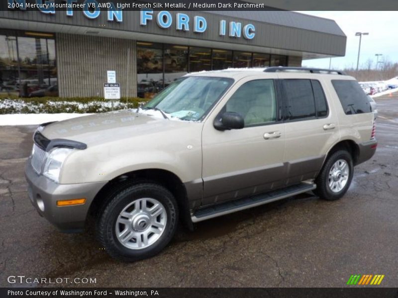 Light French Silk Metallic / Medium Dark Parchment 2004 Mercury Mountaineer V8 AWD