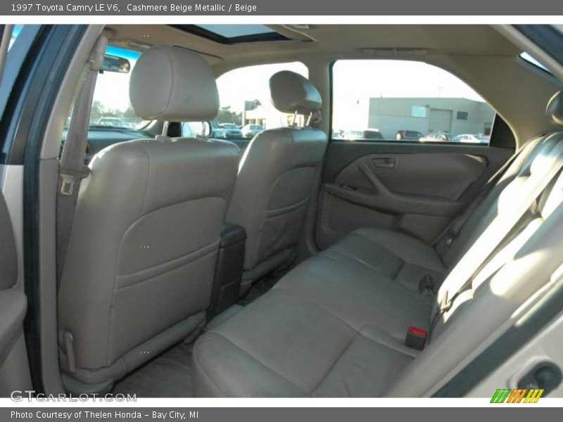 Cashmere Beige Metallic / Beige 1997 Toyota Camry LE V6