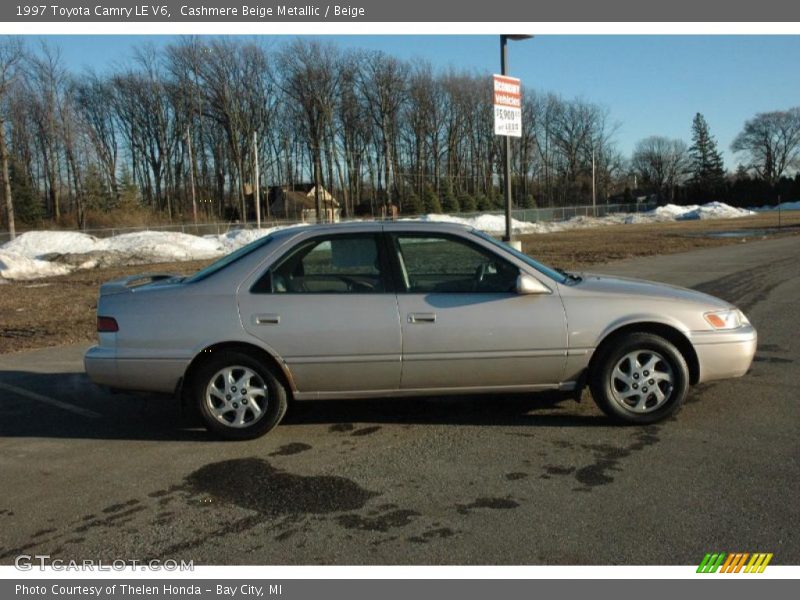 Cashmere Beige Metallic / Beige 1997 Toyota Camry LE V6