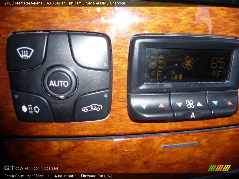 Brilliant Silver Metallic / Charcoal 2003 Mercedes-Benz S 430 Sedan