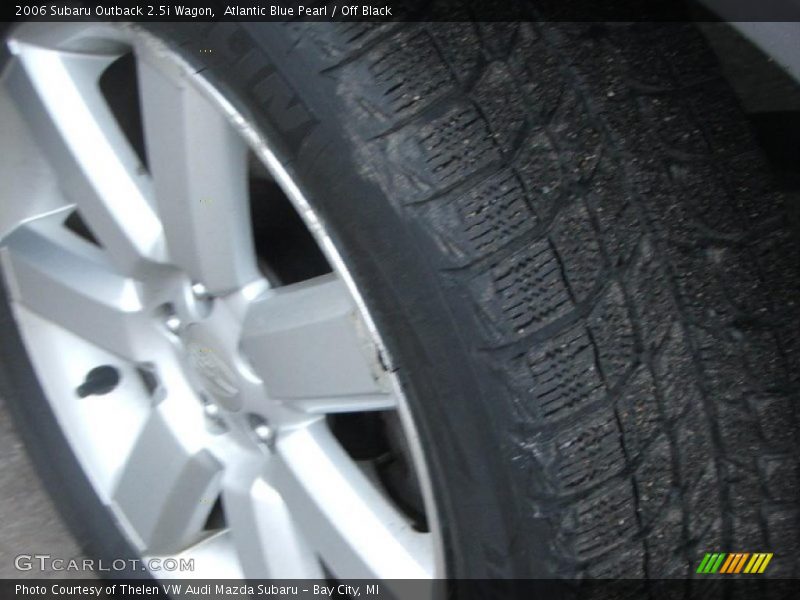 Atlantic Blue Pearl / Off Black 2006 Subaru Outback 2.5i Wagon