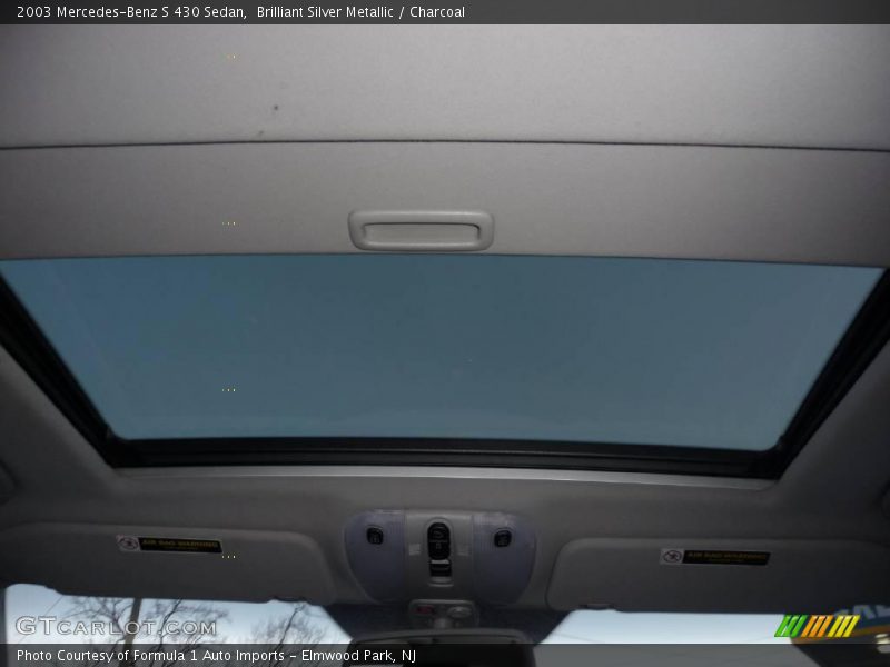 Brilliant Silver Metallic / Charcoal 2003 Mercedes-Benz S 430 Sedan