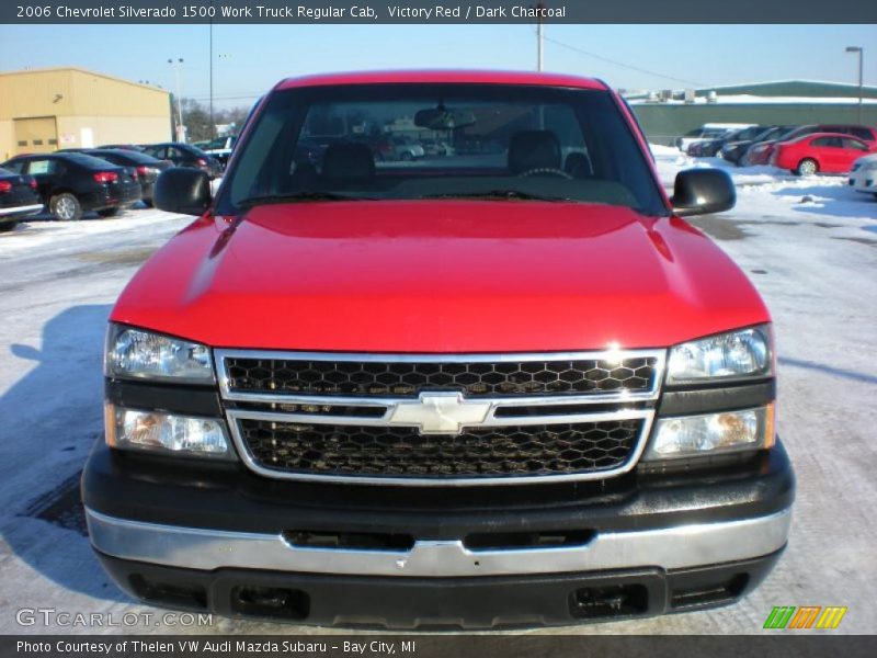 Victory Red / Dark Charcoal 2006 Chevrolet Silverado 1500 Work Truck Regular Cab