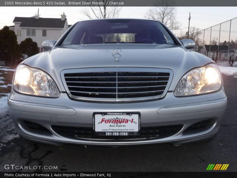 Brilliant Silver Metallic / Charcoal 2003 Mercedes-Benz S 430 Sedan