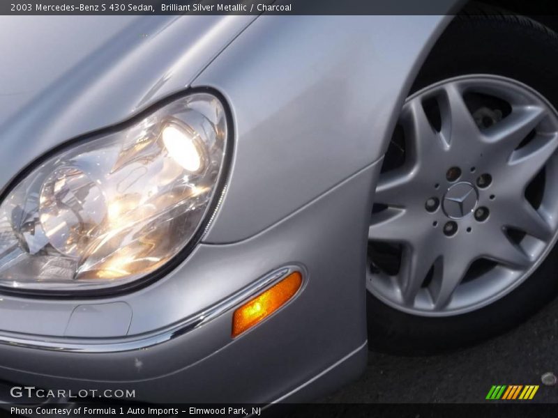 Brilliant Silver Metallic / Charcoal 2003 Mercedes-Benz S 430 Sedan