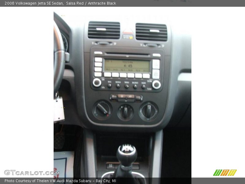 Salsa Red / Anthracite Black 2008 Volkswagen Jetta SE Sedan