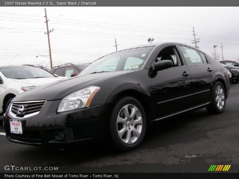 Super Black / Charcoal 2007 Nissan Maxima 3.5 SL