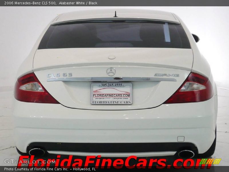 Alabaster White / Black 2006 Mercedes-Benz CLS 500