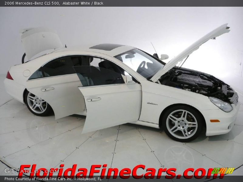 Alabaster White / Black 2006 Mercedes-Benz CLS 500